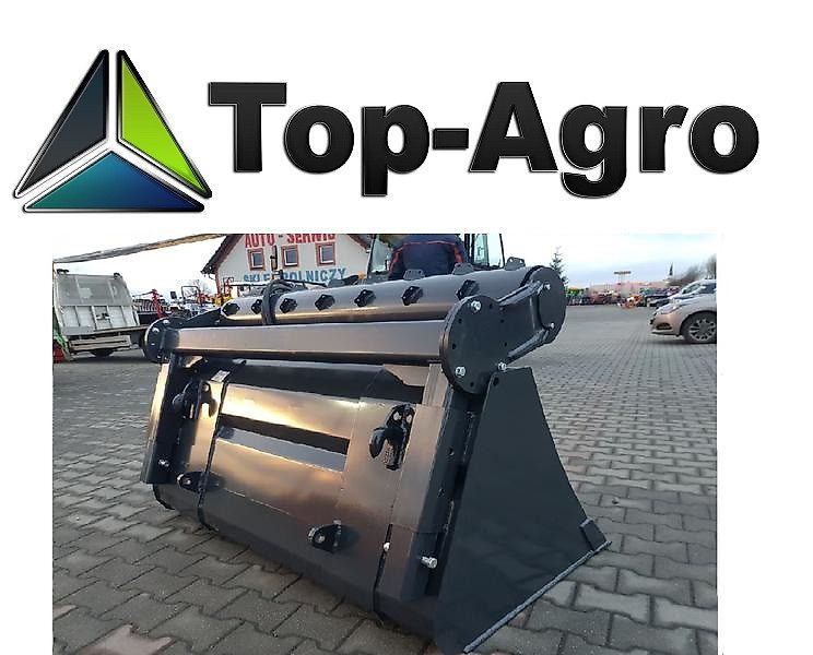 Top-Agro Volumenschaufel mit starre Fresswalze VSM15+HFX15