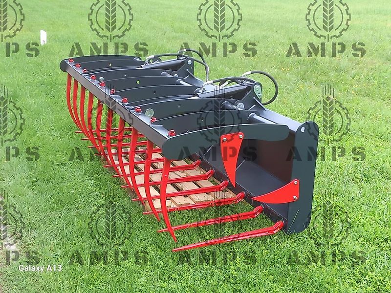 AMPS Krokodyl II-Siłownikowy Zęby Kute/ KROKODILGEBISS 2-ZYLINDER Manitou, New Holland