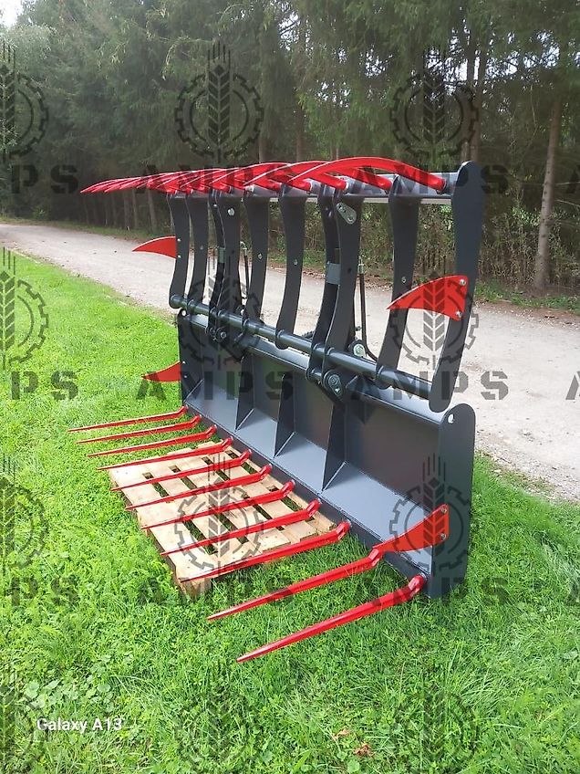 AMPS Krokodyl II-Siłownikowy Zęby Kute/ KROKODILGEBISS 2-ZYLINDER Manitou, New Holland