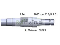 Renault Zapfwelle RENAULT L-294 1000RPM Z24 6005022211