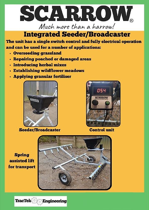 TracTek Engineering NEW Trailed Scarrow SCT + Seeder