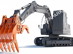 Westtech G 1250 Roderechen Bagger