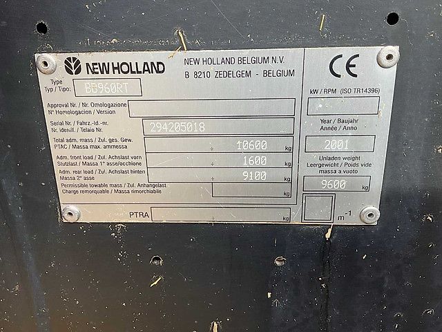 New Holland BB960RT