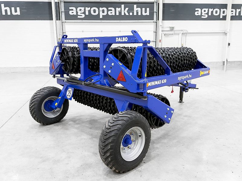 DALBO MiniMax 630 roller, 6,3 m working width, Cambridge Snowflake roller sections, made in Denmark