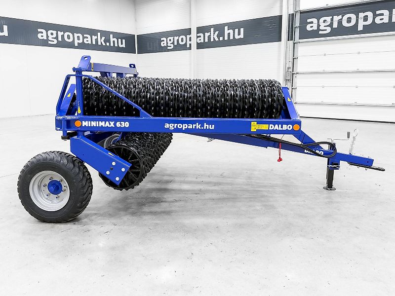 DALBO MiniMax 630 roller, 6,3 m working width, Cambridge Snowflake roller sections, made in Denmark