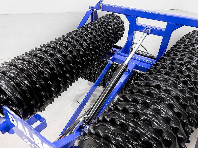 DALBO MiniMax 630 roller, 6,3 m working width, Cambridge Snowflake roller sections, made in Denmark