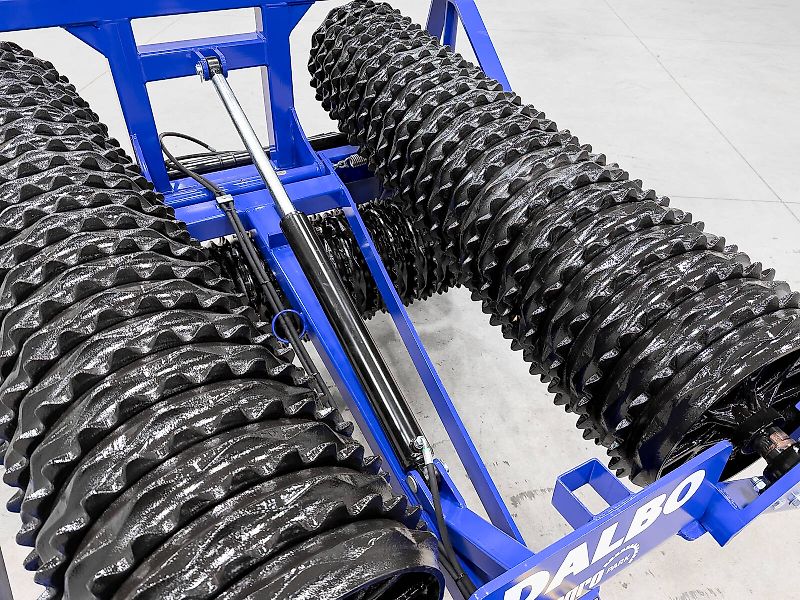 DALBO MiniMax 630 roller, 6,3 m working width, Cambridge Snowflake roller sections, made in Denmark