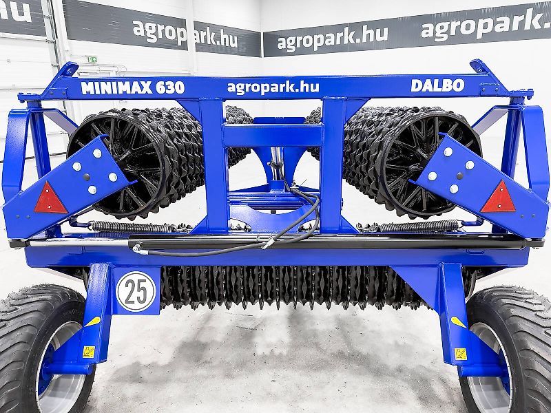 DALBO MiniMax 630 roller, 6,3 m working width, Cambridge Snowflake roller sections, made in Denmark