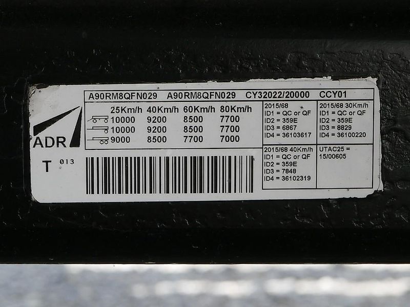 CynkoMet 16 t (T-608/2 L EU) Ballenwagen, 9,95 m Strohwagen