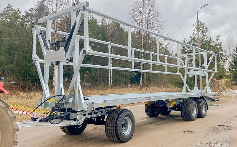 CynkoMet Ballenwagen T-608/3 low/niedrig mit hydraulischer Ladungssicherung, 19 t GG, Preis inkl. 19% MwSt.