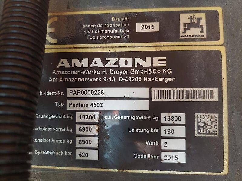 Amazone Pantera 4502 30-24m