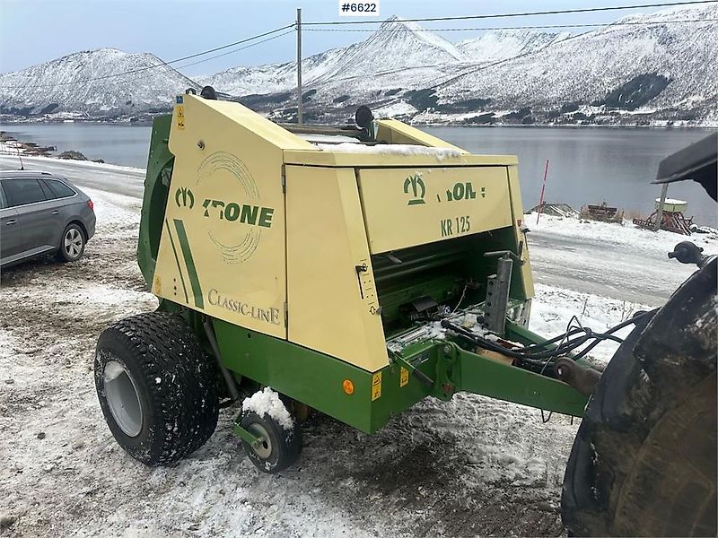 Krone KR 125 m/ PTO aksling