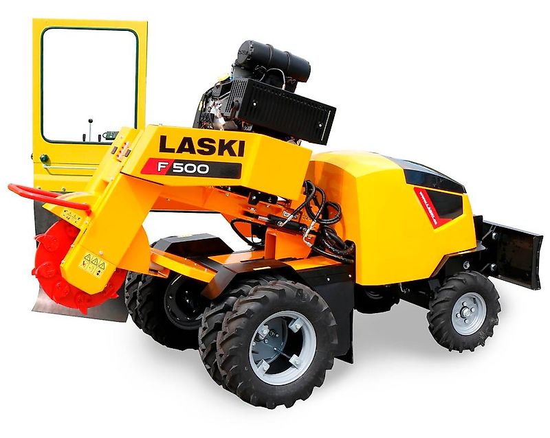 Baumstumpffräse, Stubbenfräse LASKI F-500 H . Die Vierrad Wurzelfräse für den Profi!