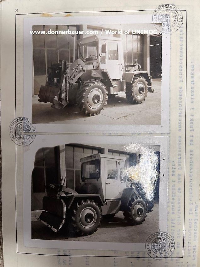 Mercedes-Benz MB Trac 800 mit Werner Forstausrüstung , 1.Hand, mit Österreich Typenschein