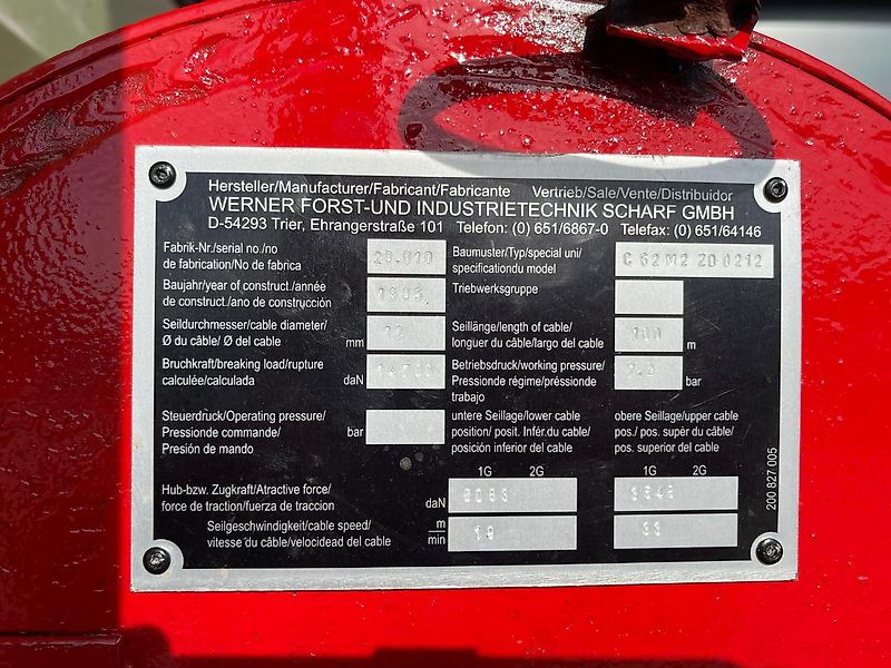 Mercedes-Benz MB Trac 800 mit Werner Forstausrüstung , 1.Hand, mit Österreich Typenschein