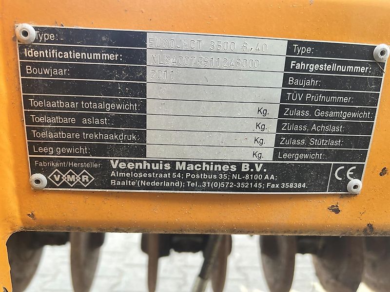 Veenhuis Eurojet 3500 AB 8,75 m / Top Zustand