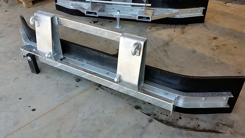 Wifo Rubberschuif Gummischieber verzinkt euro Mistschieber Gülleschieber