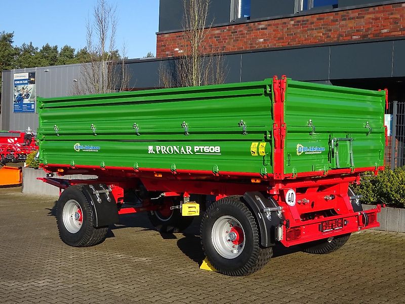 Pronar Anhänger Zweiachsdreiseitenkipper PT 608, 11,6 to, NEU