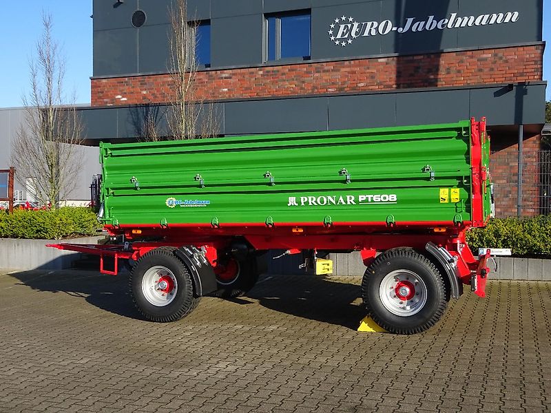 Pronar Anhänger Zweiachsdreiseitenkipper PT 608, 11,6 to, NEU