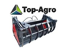 Top-Agro DIREKT VOM HERSTELLER Schaufel mit Zudruck Greifschaufel GSC ab 1,20 bis 2,40m