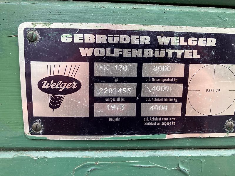 Welger FK 130 Anhänger 2-Seiten