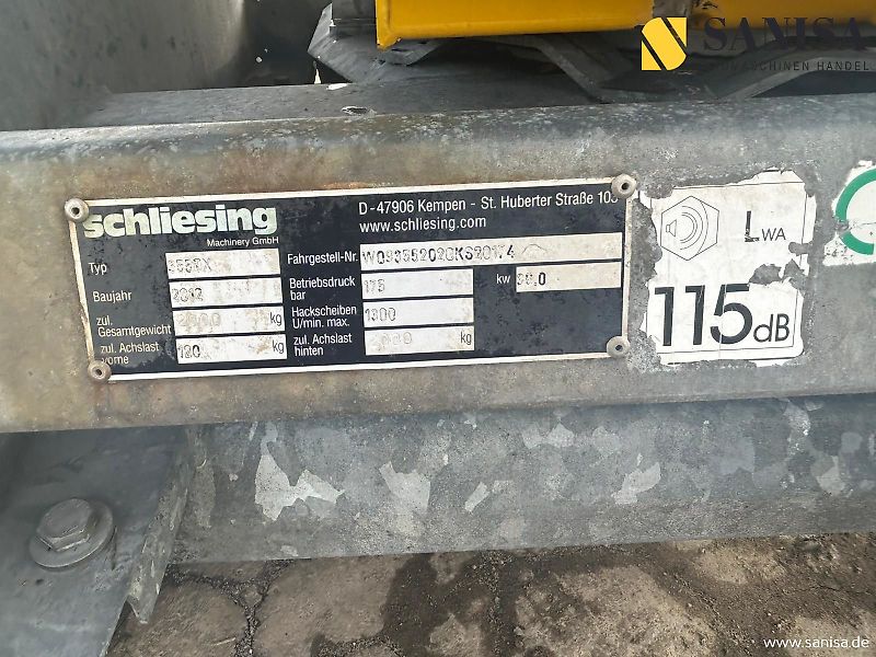 Schliesing 355 TX/Schredder/Häcksler/21 cm