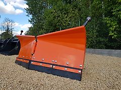SID Schneepflug Vario leicht / Schneeschild /Arrowhead snow plough with rubber blade