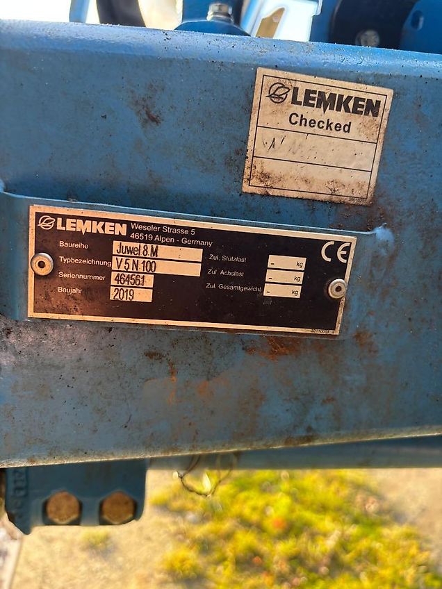 Lemken Juwel 8 M V 5 N 100