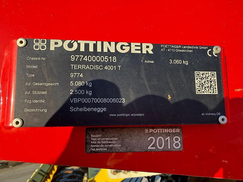Pöttinger Terradisc 4001 T