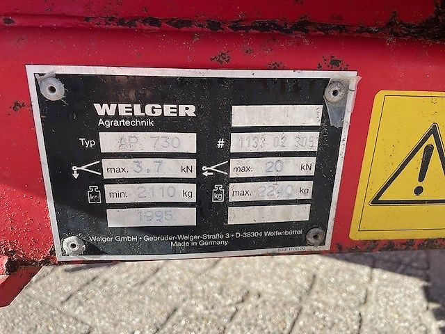 Welger AP 730 pers