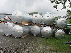 Wasserfass Fass 4000 Liter mit Holzkufen