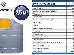 Swimer 2500L polttoainesäiliö valuma-altaalla