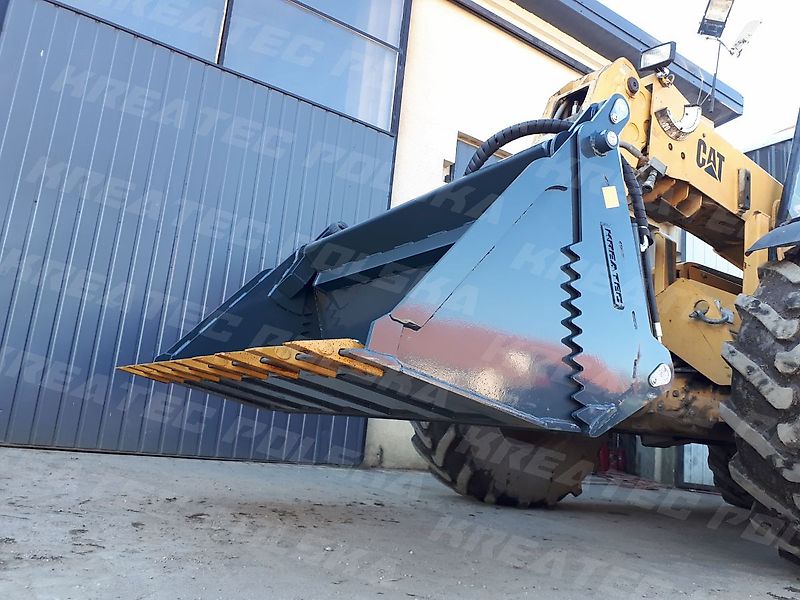 KREATEC Schaufel 4in1/Klappschaufel 1,2 bis 2,4m mit Hardox 500