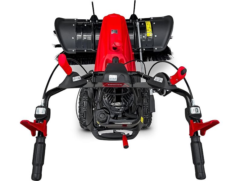 SCHORR RR1000KB Motorbesen inkl. Schneeschild und Auffangbehälter Kehrmaschine Benzin