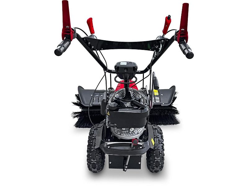 SCHORR RR1000KB Motorbesen inkl. Schneeschild und Auffangbehälter Kehrmaschine Benzin
