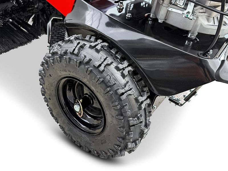 SCHORR RR1000KB Motorbesen inkl. Schneeschild und Auffangbehälter Kehrmaschine Benzin
