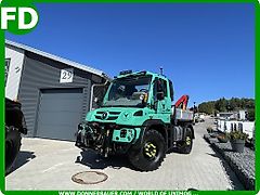 Mercedes-Benz Unimog U318 mit Ladekran aus Ez.2014, 1a Zustand , Leasing-Finanzierung mgl.