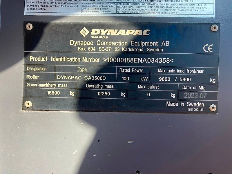 Dynapac CA 3500 D Seismic