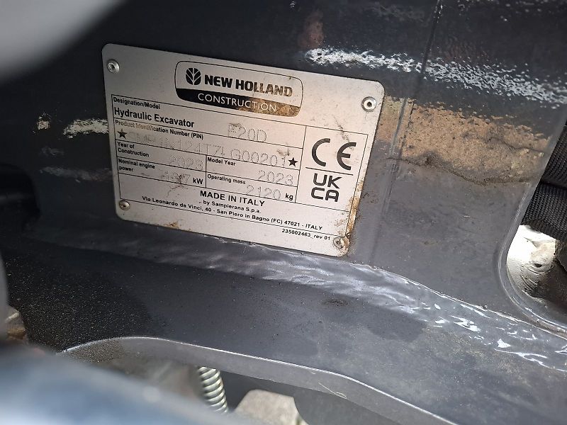 New Holland E20D Kabine / Eurocomach