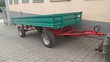Reisch 2-Achs-Kipper 5,7 to. Stahl Bordwände Anhänger Auflaufbrem