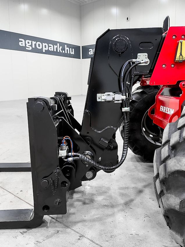 Faresin 9.70 HLS 74 telehandler with 7 ton and 8,8 m capacity, Joystick, pallet fork, bucket, 152 liter pump