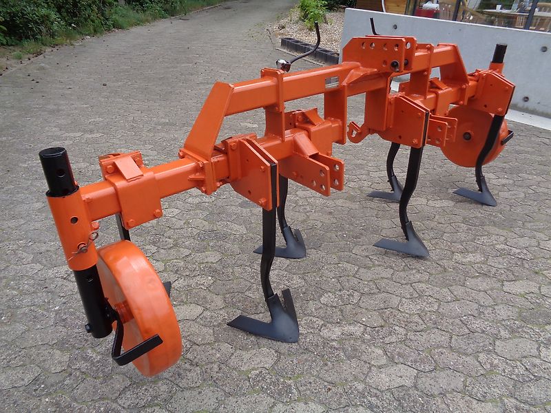 Howard Howard Durchrtiebsgrubber300cm Frontgrubber Heckgrubber Kurzgrubber 6 Stiele mit Steinsicherung Mechanische Hitch mit 500mm Stützräder zur Exakten Arbeitstiefeneinstellung h