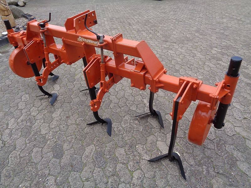 Howard Howard Durchrtiebsgrubber300cm Frontgrubber Heckgrubber Kurzgrubber 6 Stiele mit Steinsicherung Mechanische Hitch mit 500mm Stützräder zur Exakten Arbeitstiefeneinstellung h