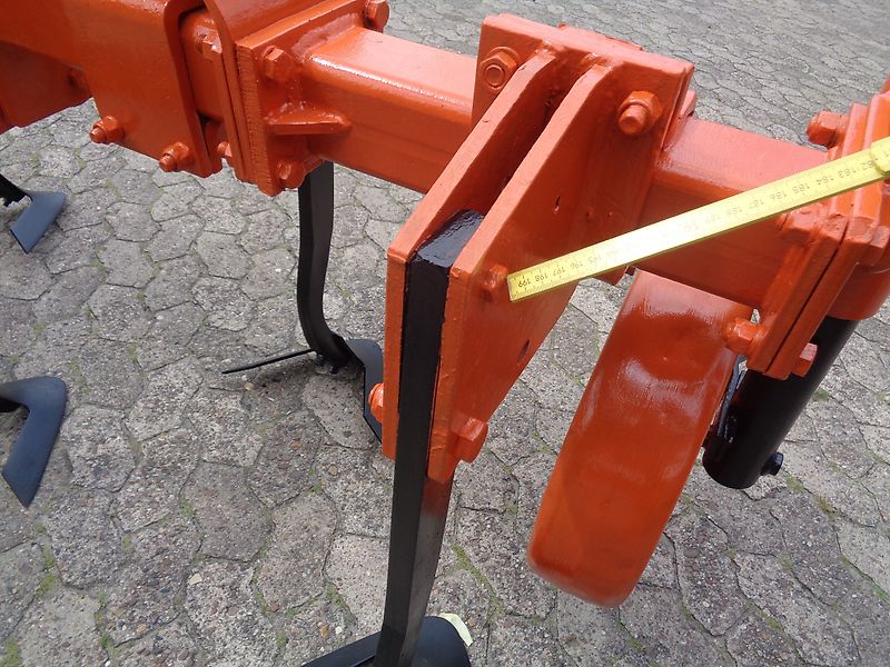 Howard Howard Durchrtiebsgrubber300cm Frontgrubber Heckgrubber Kurzgrubber 6 Stiele mit Steinsicherung Mechanische Hitch mit 500mm Stützräder zur Exakten Arbeitstiefeneinstellung h