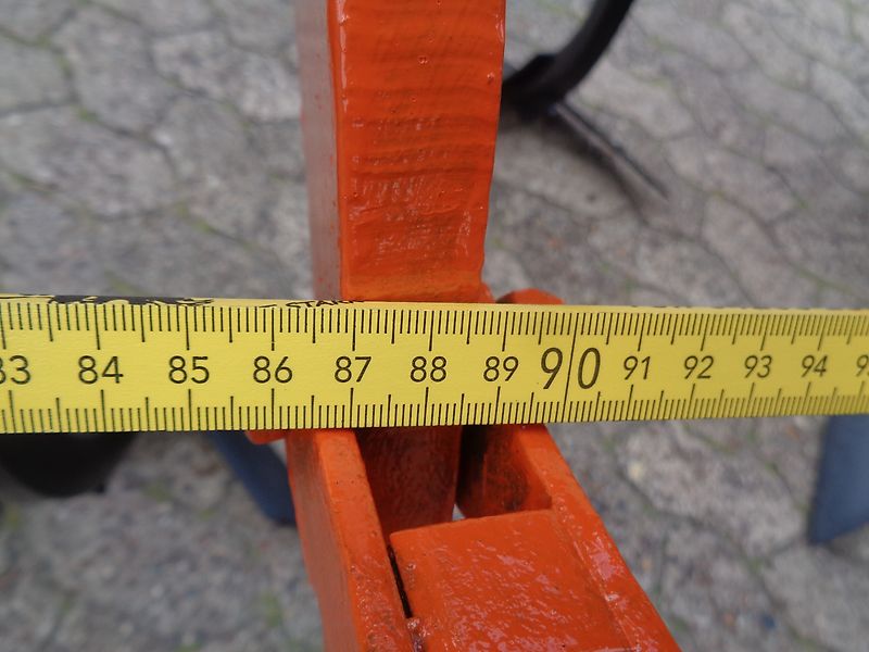 Howard Howard Durchrtiebsgrubber300cm Frontgrubber Heckgrubber Kurzgrubber 6 Stiele mit Steinsicherung Mechanische Hitch mit 500mm Stützräder zur Exakten Arbeitstiefeneinstellung h