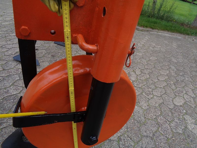 Howard Howard Durchrtiebsgrubber300cm Frontgrubber Heckgrubber Kurzgrubber 6 Stiele mit Steinsicherung Mechanische Hitch mit 500mm Stützräder zur Exakten Arbeitstiefeneinstellung h