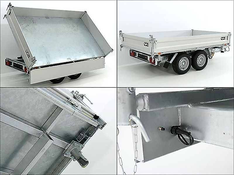 Unsinn Dreiseitenkipper UDK 175x306cm 3,0t|E-Pumpe|Notpumpe