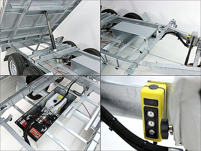 Unsinn Dreiseitenkipper UDK 175x306cm 3,0t|E-Pumpe|Notpumpe