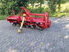 Krone Bodenfräse 205 cm Arbeitsbreite Modell RE 205 eisenbereiften Stützräder zur exakten Frästiefeneinstellung 48 Winkelmesser 100 % verstellbare Heckklappe Gelenkwelle