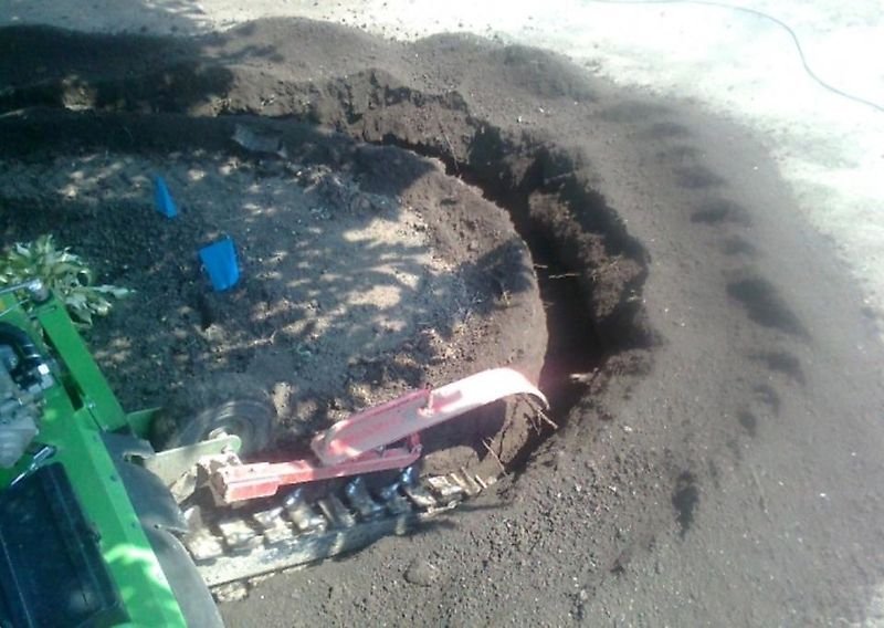 Laski Grabenfräse Schlitzfräse Schachtfräse Kabelfräse Kanalfräse